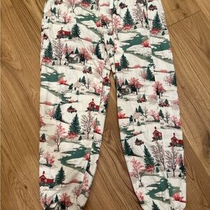 Men’s Abercrombie & Fitch Winter Scene Pajama Pants